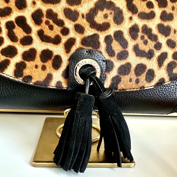 EUC Kate Spade Calf Hair/Suede Greer Sequoia Avenue Leopard Print Crossbody - Picture 8 of 12